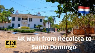 🇵🇾 Asuncion, Paraguay 4K Walk From Recoleta To Santo Domingo