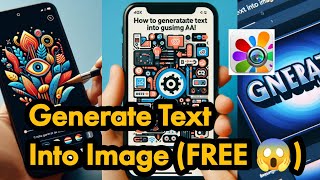 How to generate text into image using ai for free 😱 | photo studio ai image generator tool tutorial