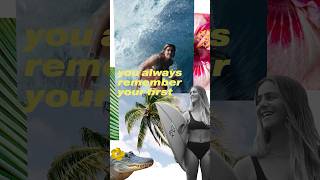 You always remember your first 🏆 Congrats Caroline Marks 2023 World Surfing Champion!!