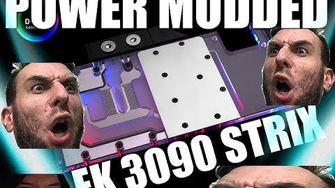 RTX 3090 STRIX EK WATERBLOCK + POWER MOD GUIDE