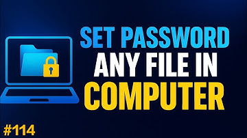 Set Password on Any File in Computer