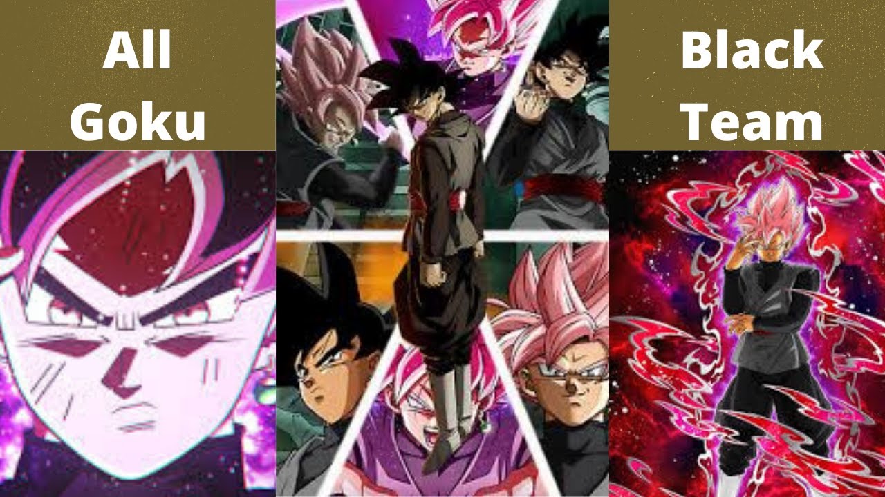 All Goku Black Team Smooth Criminal Dragon Ball Legends YouTube