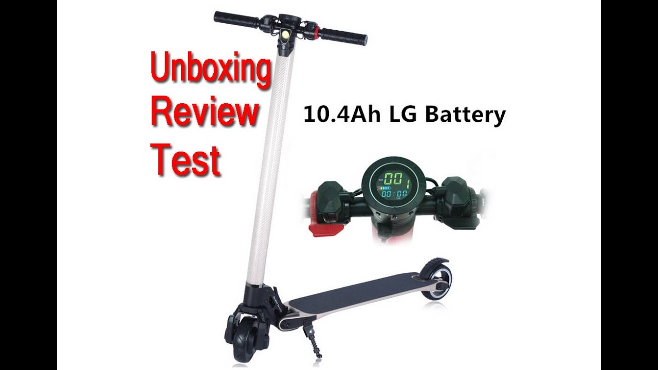 Carbon Fiber Scooter review