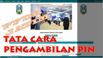 PENGAMBILAN PIN PPDB JATIM 2021, [04.45] = Tutorial manual dari segi siswa