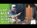 How To Make A DIY Cobb And Fire Brick Rocket Stove Forge