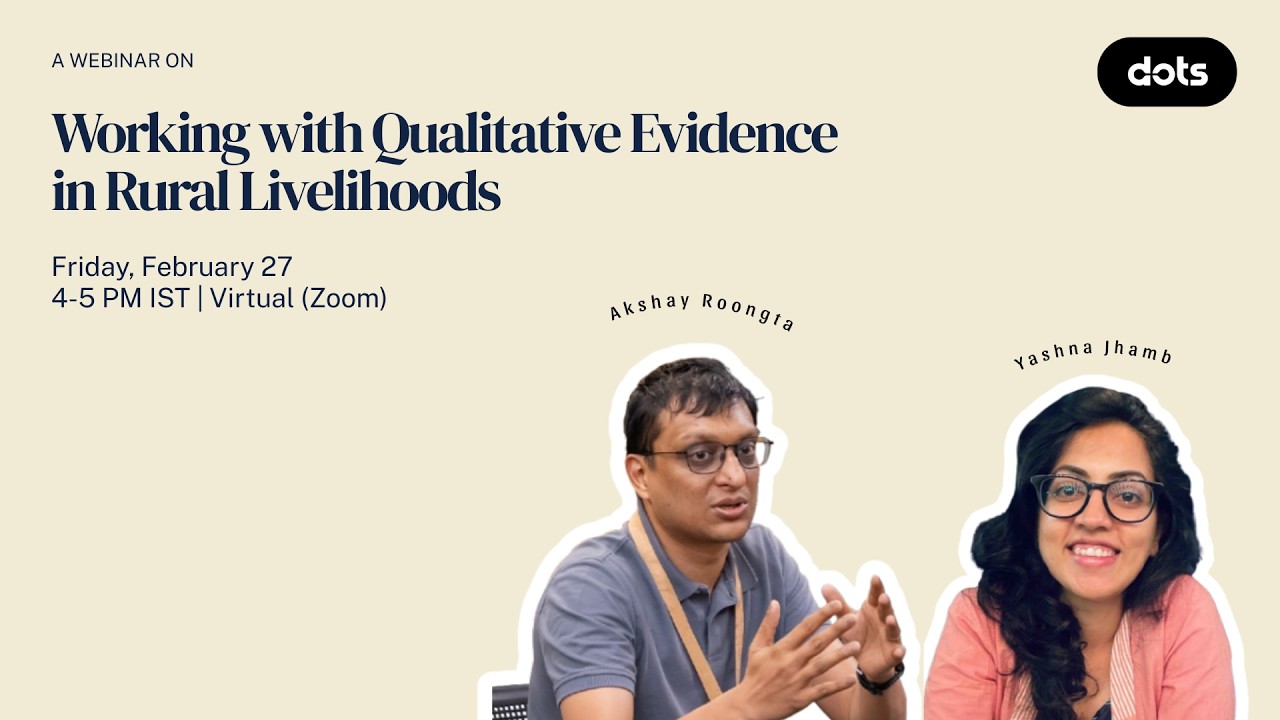 Webinar on Working with Qualitative Evidence in Rural Livelihoods - YouTube