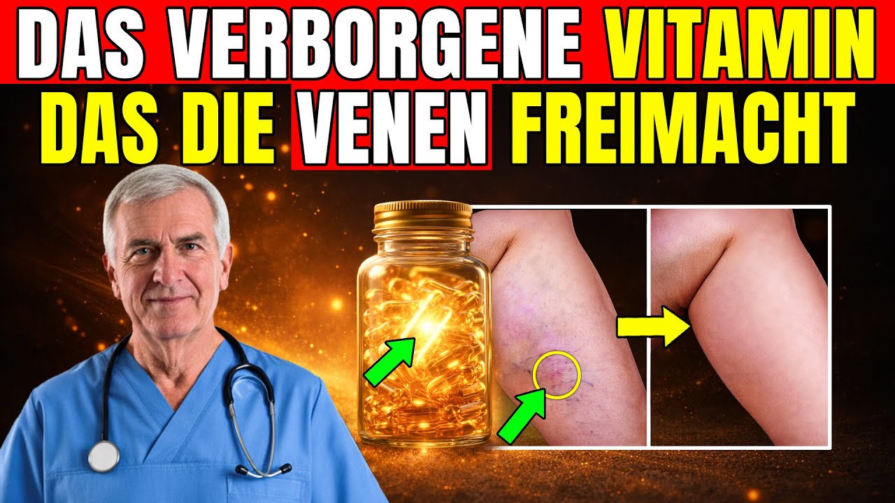Das verborgene Vitamin, das verstopfte Venen in deinen Beinen reinigt | senioren gesundheit