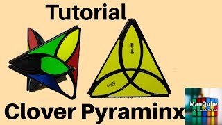 Clover Pyraminx Tutorial | How to solve Colver Pyraminx | Clover Pyramid | Clover Puranon Solve
