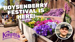 Trying Some Boysenberry Foods at Knott's Boysenberry Festival 2024