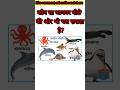कौन सा जानवर पीछे ओर भी चल सकता है?