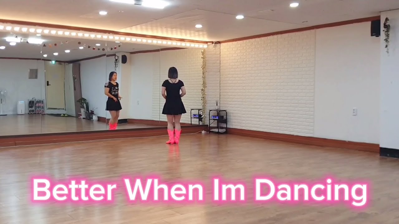 J DANCE FIT💕/Better When I'm Dancing line dance YouTube