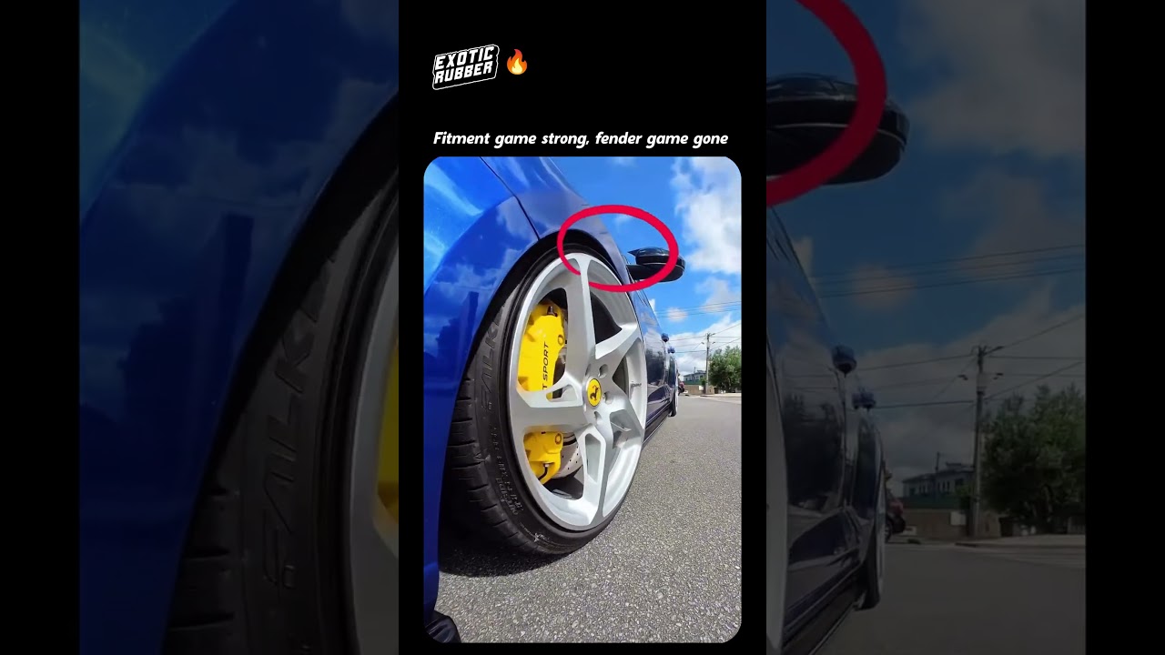 Wheels looking flush, fenders looking crushed