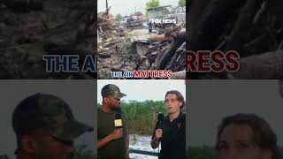Texas man trapped inside by floodwaters reveals moment he knew 911 couldnt help him #shorts