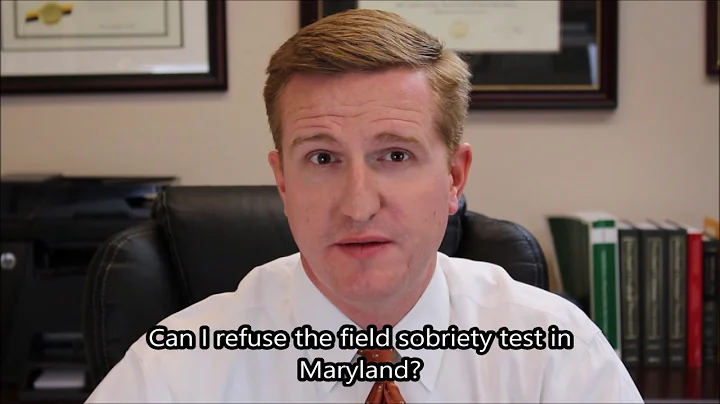 Can I Refuse the DUI Field Sobriety Tests (SFST) in Maryland?