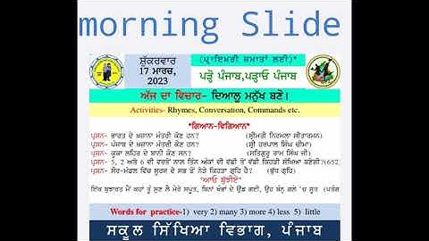 morning Slide 16-3-2023!! morning Slide new video#morning