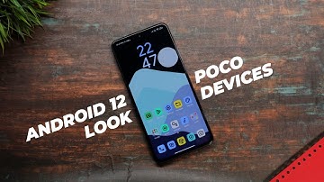 Google Android 12 Look & Material You On Poco Device | Poco X2,Poco M2 Pro & C3