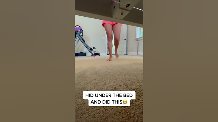 Hid under the bed to scare his girl friend #meme #shorts