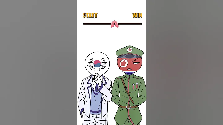 SOUTH KOREA AND NORTH KOREA HOLD THEIR BREATH 🇰🇷 🇰🇵 #countryhumans