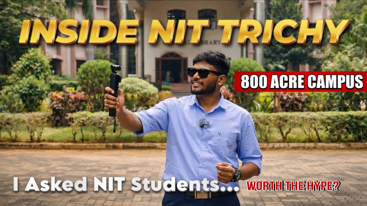 Inside NIT Trichy Campus | Talking to B.Tech Students About Life, Pressure & Placements