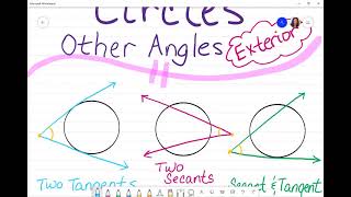 Circles - Exterior Angles