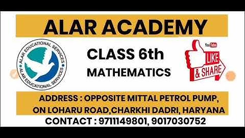 ALAR ACADEMY|CLASS 6|MATHEMATICS|CHAPTER 6|DECIMALS| EXERCISE 6.6|PART 8