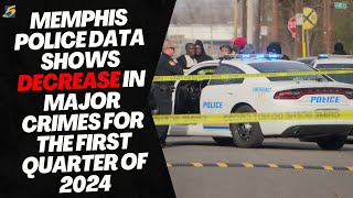 Data shows decrease in major crimes in Memphis to begin 2024