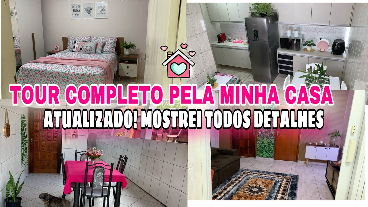 Tour pela minha casa Atualizado 🏡Mostrei todos os detalhes 🥰#tour # ...
