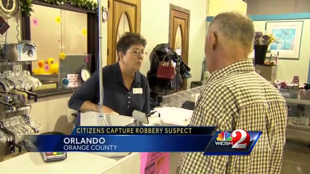 Citizens catch robbery suspect in Orange County - YouTube