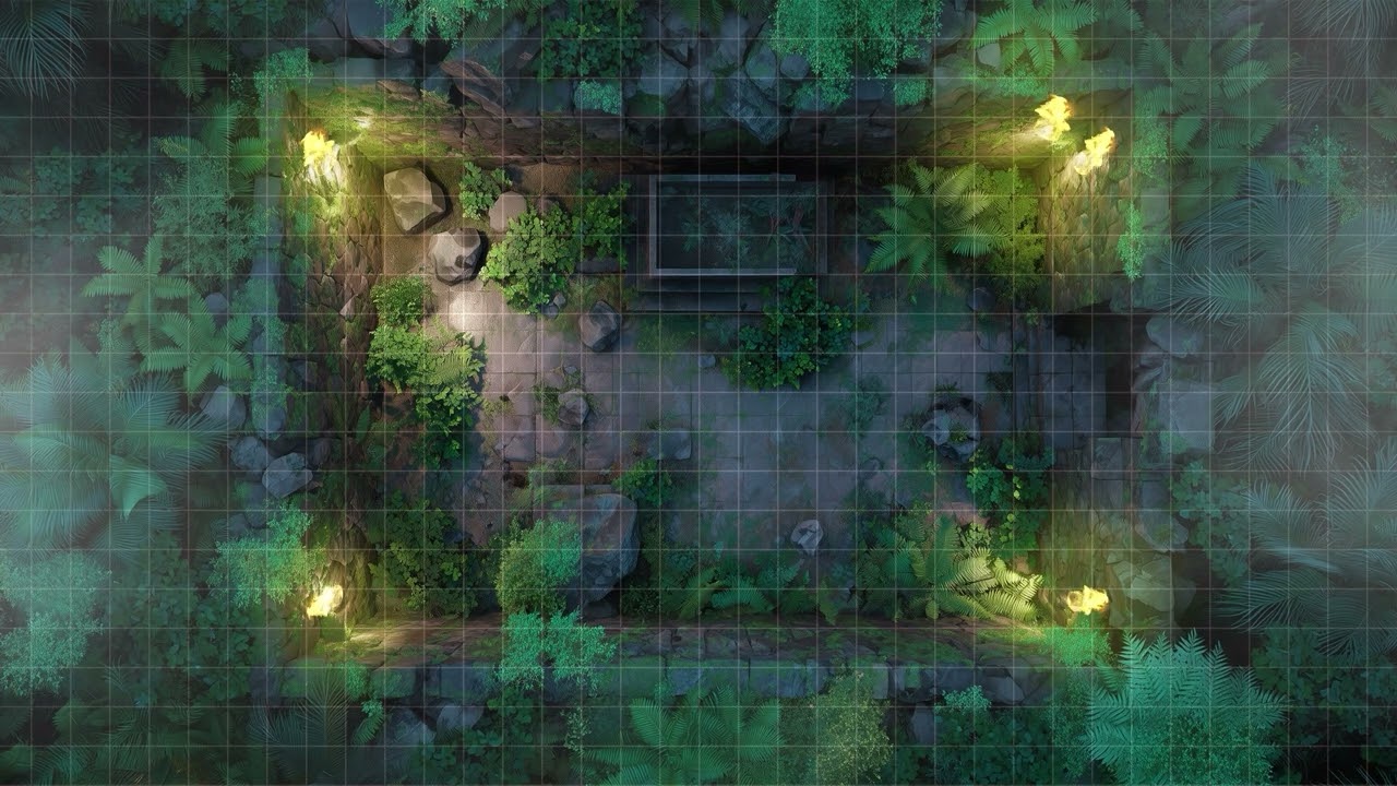 D&D | Vinecrest Free Grid | Animated Battle Maps