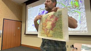 &#39;Channeled Scabland: Back to Bretz?&#39; in GEOL 351 classroom at CWU