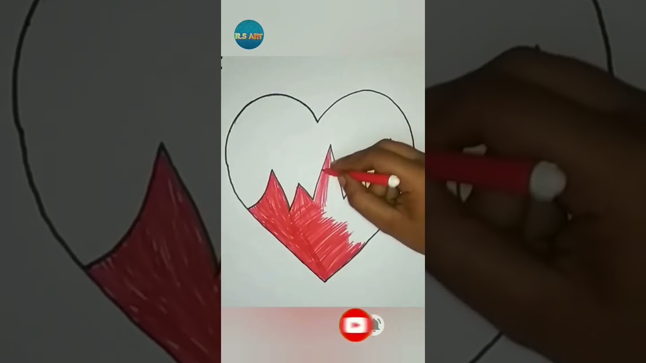 Simple and easy drawing ideas||love drowning