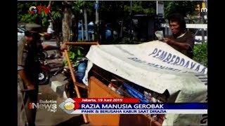 Dirazia Satpol PP, Manusia Gerobak Panik dan Berusaha Kabur - BIP 20/06