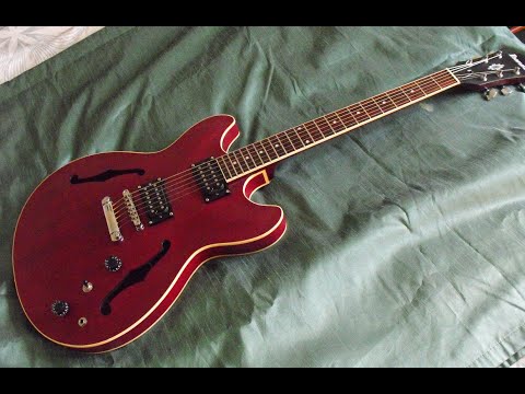 Ibanez AS53 semi-acoustic guitar review.