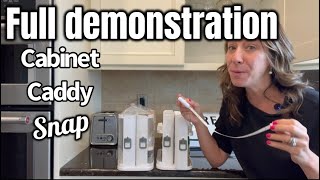 Full Demonstration Of The Cabinet Caddy Snap With A Shopping Link
