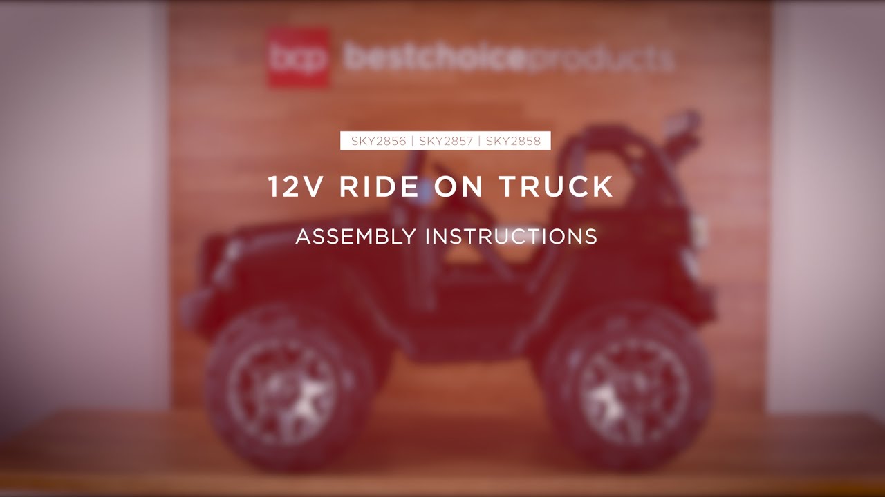 12v ride on jeep with remote control manual