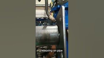 Weaving by Yaskawa Robot on Circular Pipe