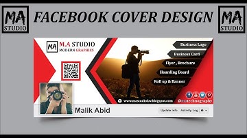 Outstanding Facebook Cover Design _ CorelDRAW Tutorial _ M.A Technography