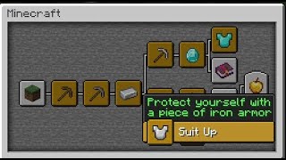Suit Up - Advancement Tutorial [Minecraft Java Edition]