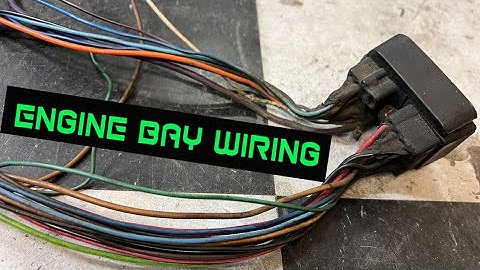 HOW TO LS SWAP YOUR CAR (PART8) CLEANING UP ENGINE BAY WIRING!