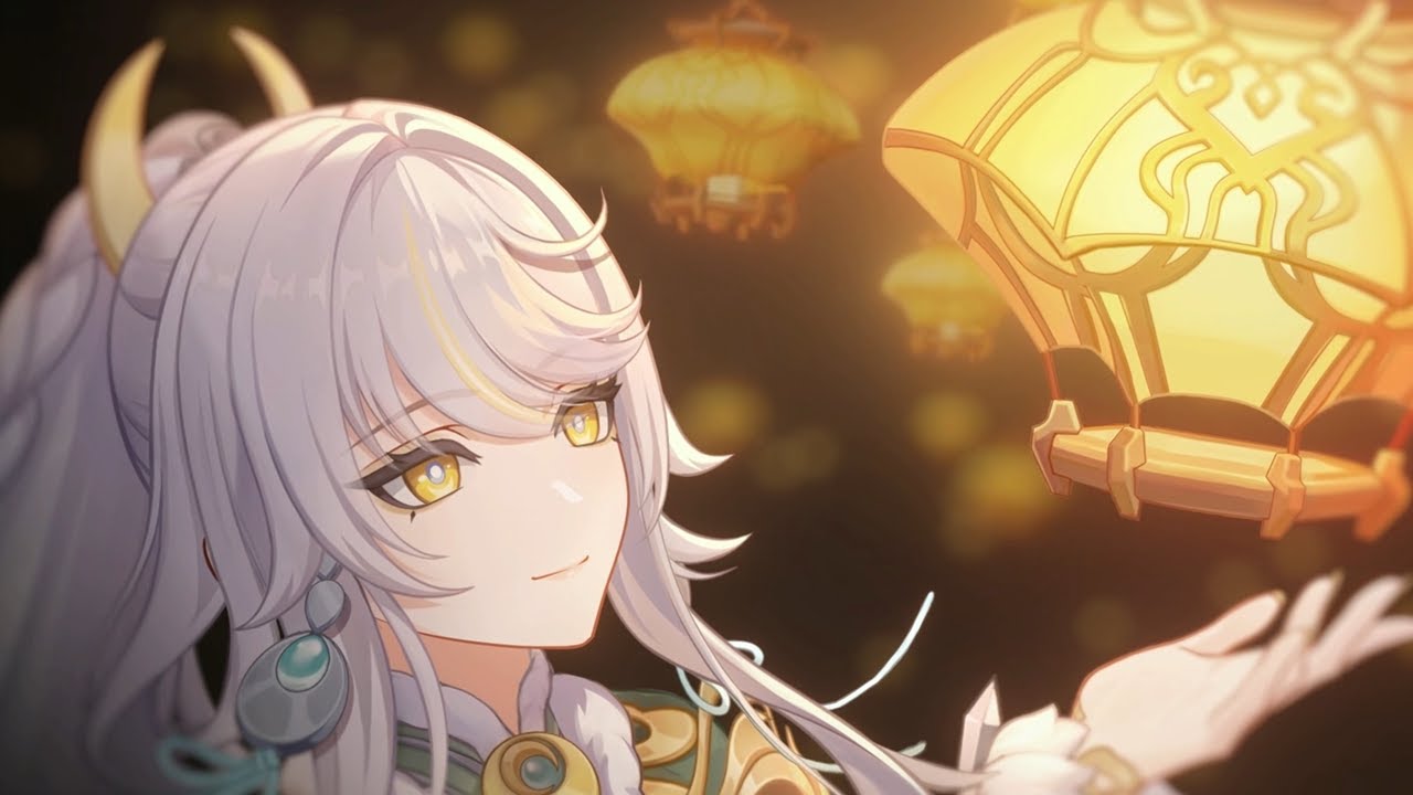 Genshin Impact | Кат-сцена История Цзы Бай и царства Лан-гань | Луна IV 6.3 | EN/RU