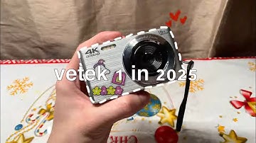 vetek 1 unboxing in 2025 📷🐾 || silver, 32gb || stickers, sample pics and video