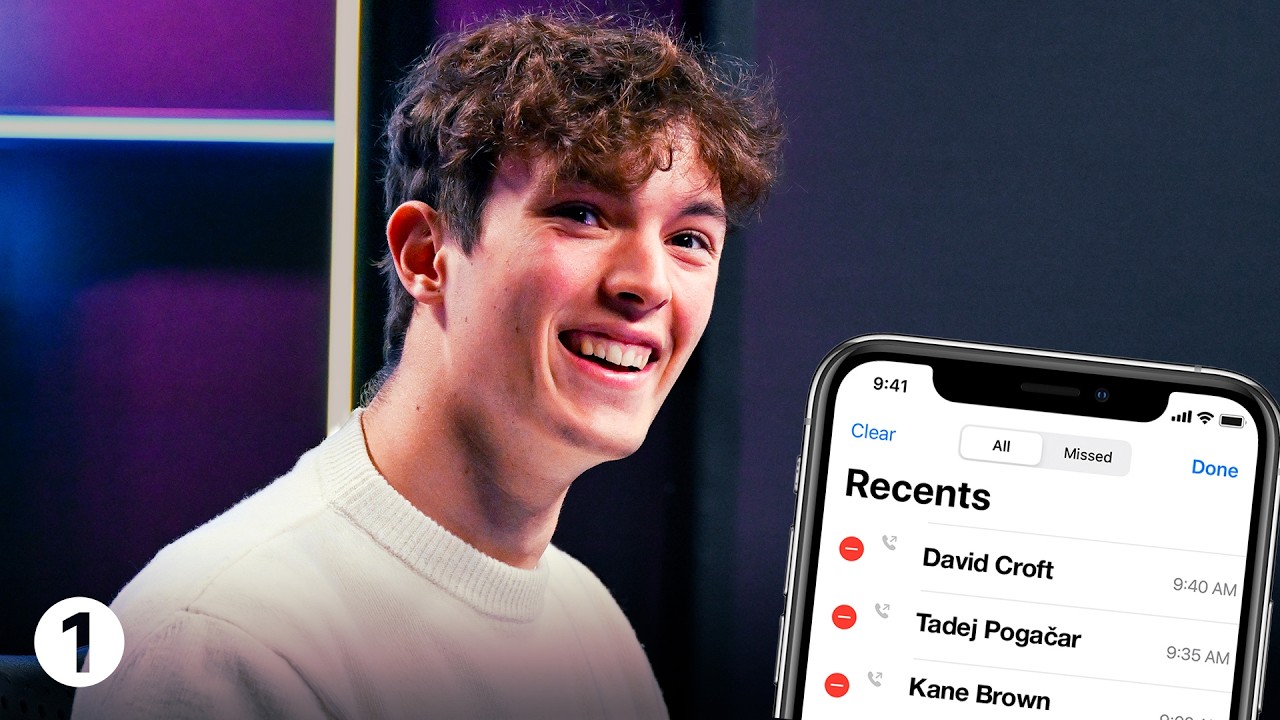 Ollie Bearman calls his famous friends - will they be sitting or standing?