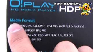 Sidex.ru: Видеообзор HD Media Player ASUS O!Play HDP-R1 (rus)