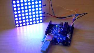 Colorduino running plasma demo.