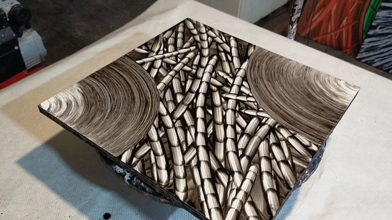 ARTE FLUIDO ORIGINAL 🎨🔥 PINTANDO CON EL DEDO 👆 DISEÑOS Y ABSTRACTOS 🎯