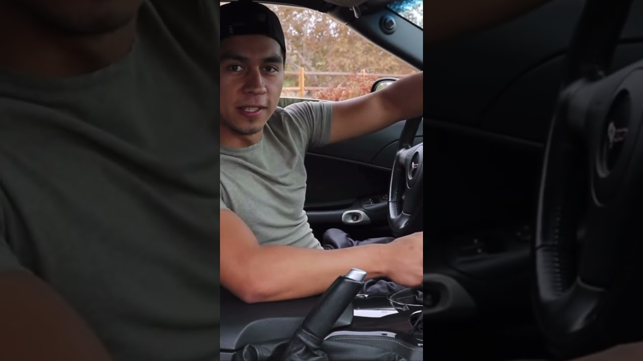 Переключение передач Corvette C6 с 1 на 4 — просто СУПЕР! 