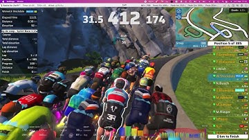 Zwift Games 2024 - Stage 1, Sprint Race 1 - Course: Loop de Loop (2 laps)