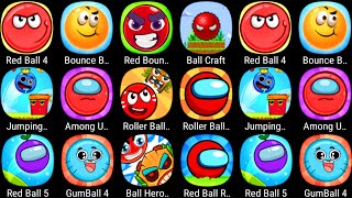 Red Ball 4,Bounce Ball Friends,Minecraft Red Ball,Red Ball 6,Red Ball 5,Red Ball Roller 7,Gumball 4