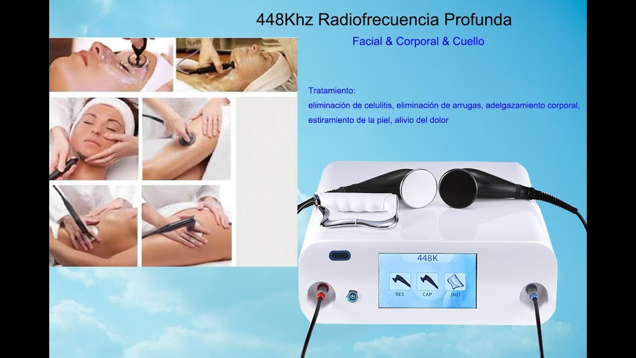 Cómo se utiliza INDIBA 448Khz Radiofrecuencia facial corporal