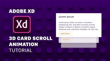 3D Card Carousel Animation in Adobe XD | Auto Animate | Design Weekly